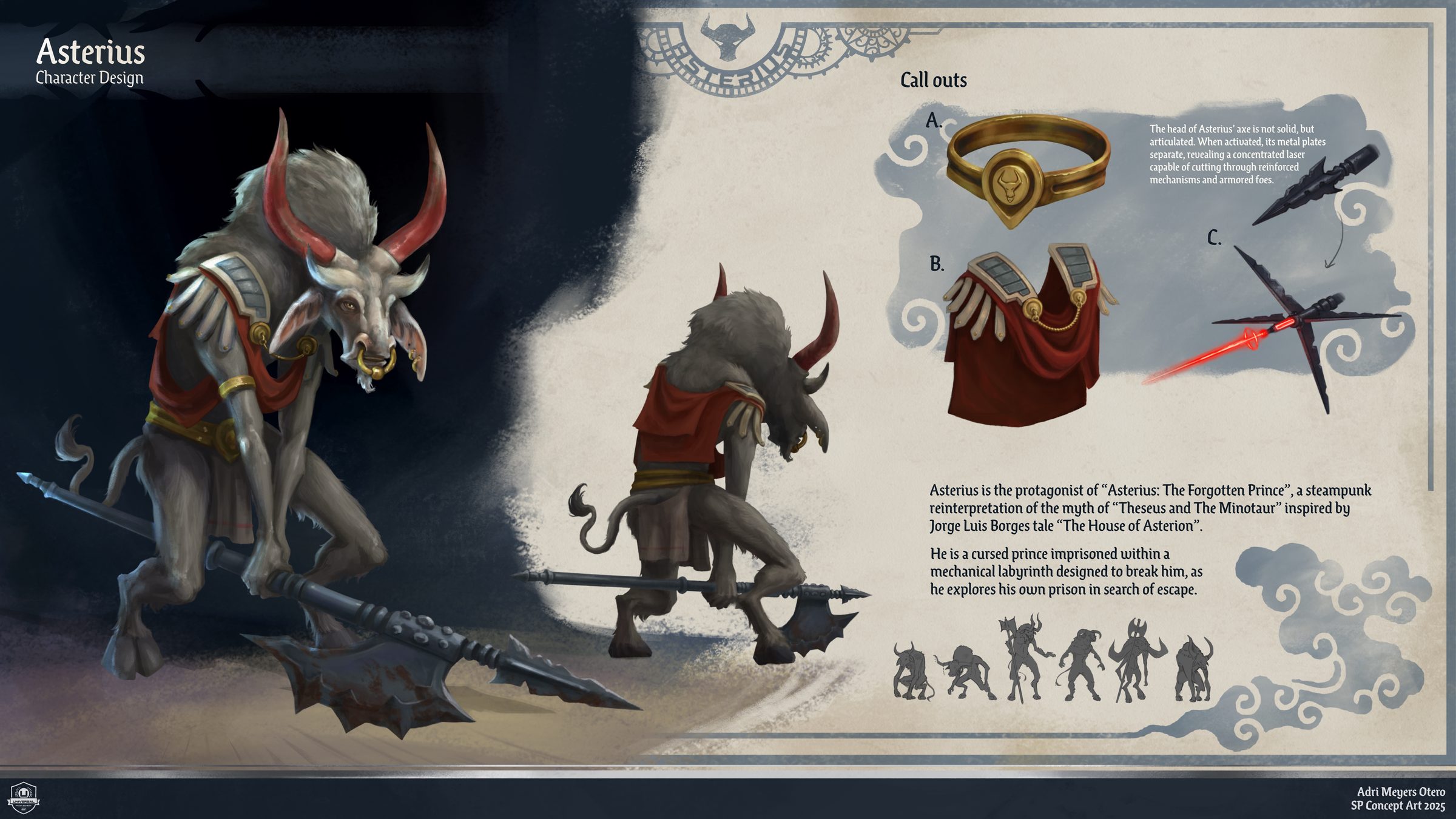 Asterius — Character Turnaround